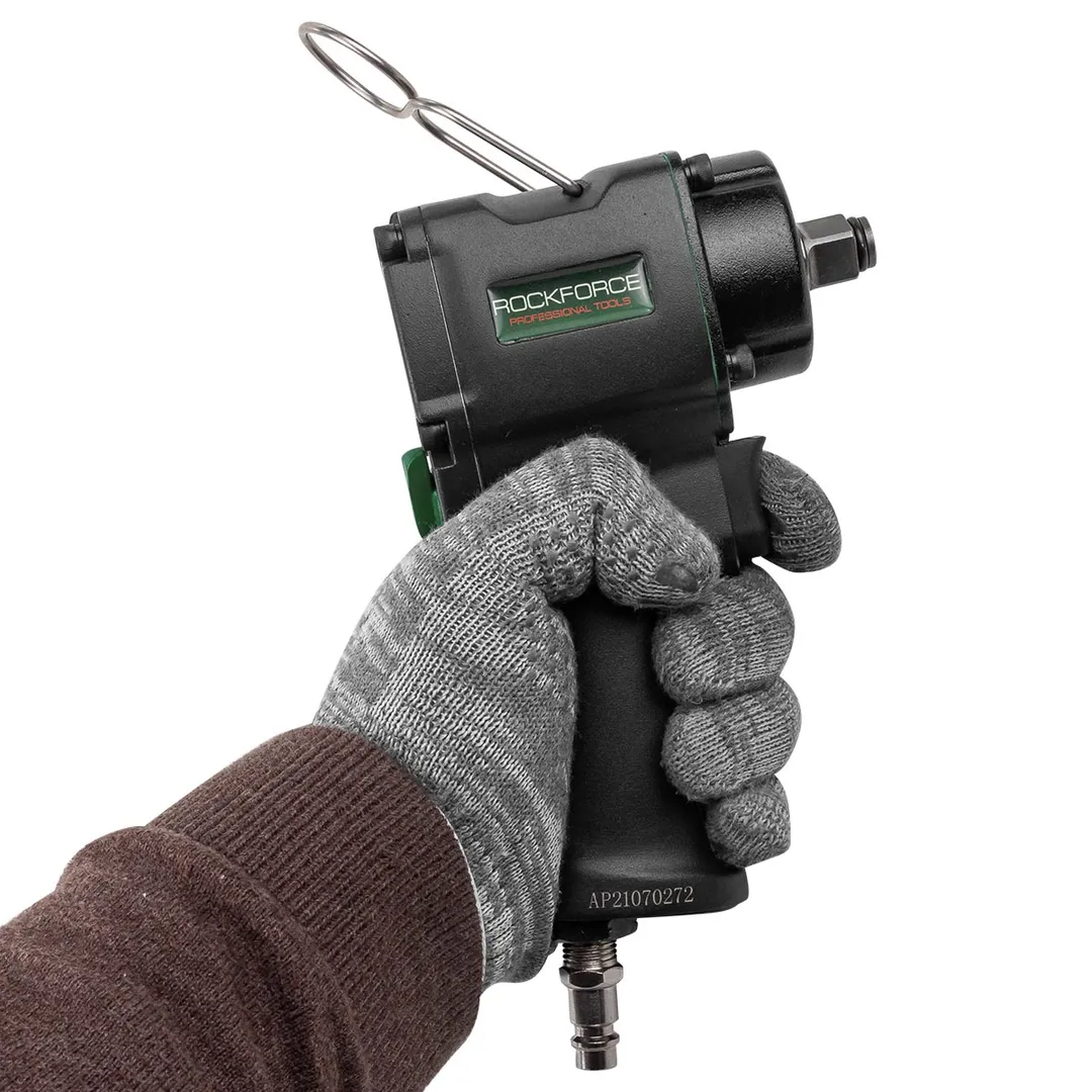 Пневмогайковерт ударный ''Compact''с реверсом и регулировкой усилия 1/2''(600Hм, 8500 об/мин,6.3bar,113 л/мин,1.45кг) — фото 5