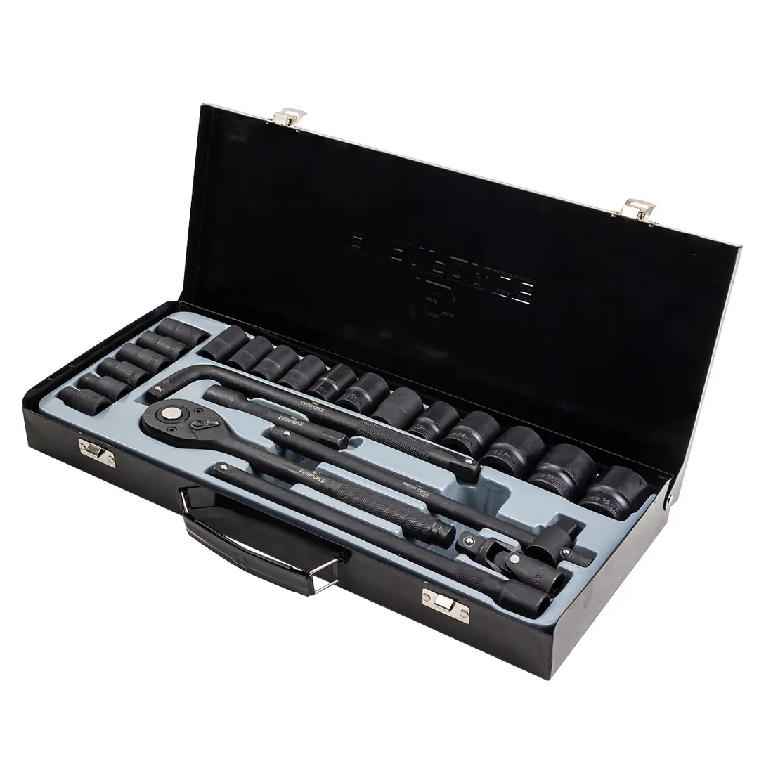 Набор инструментов 24пр. 1/2''(6гр.)(8-32мм) — фото 2