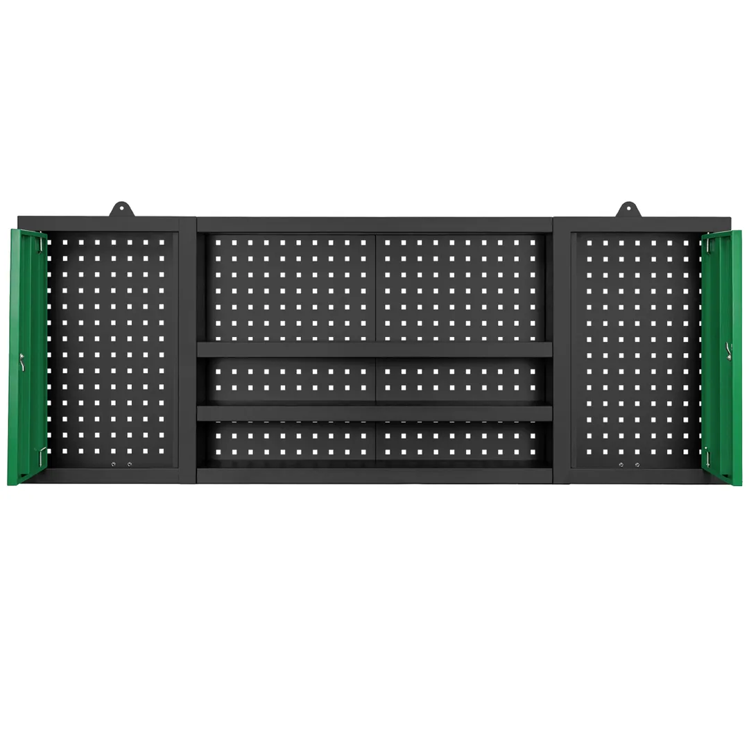 Комплект металл. гаражной мебели 2362x500x2050мм (стол:1600х500х750мм,шкаф:1990х500х762мм,тележка 2шт:658х600х400мм,навесной модуль:1600х600х200мм) — фото 5
