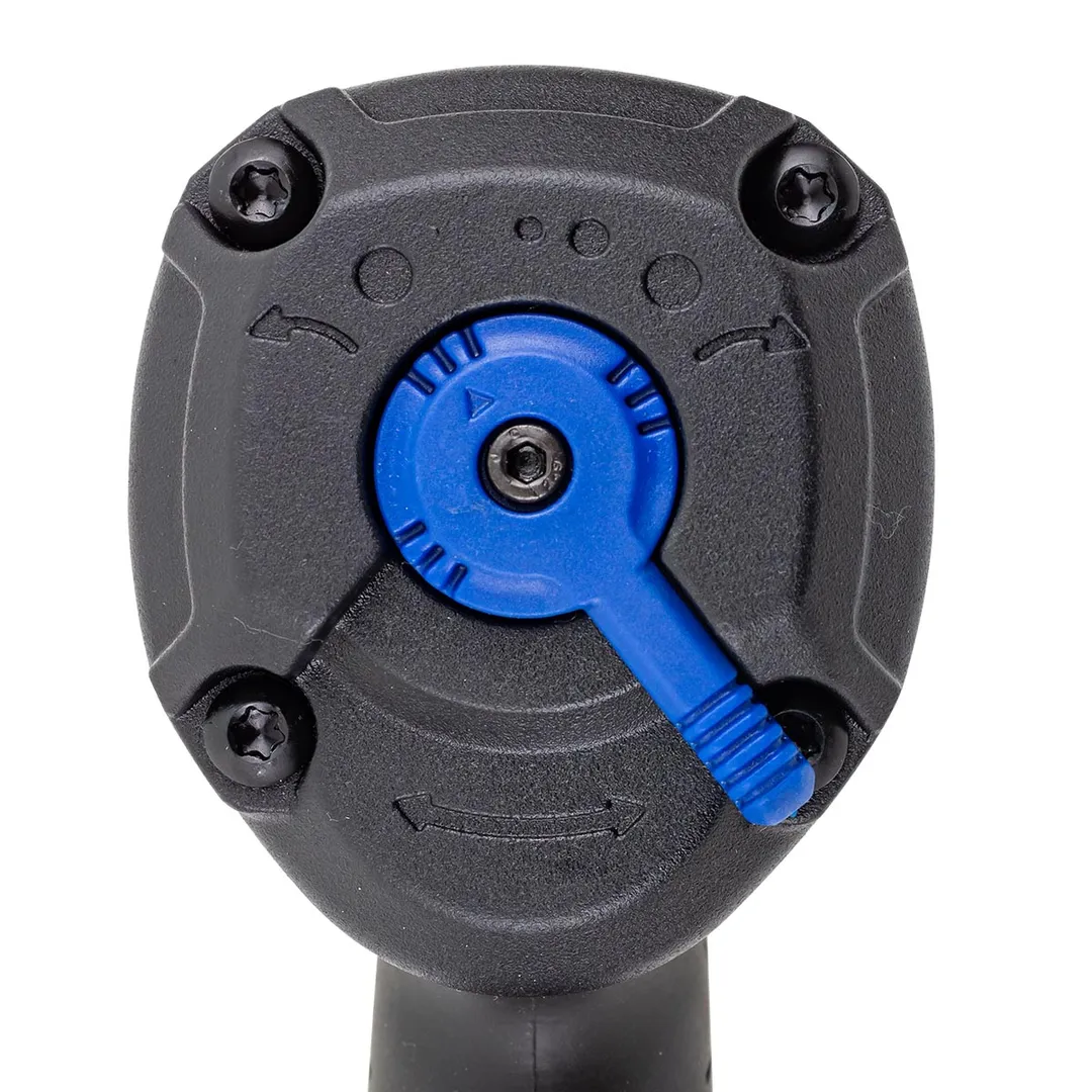 Пневмогайковерт ударный ''Twin Hammer''с реверсом и регулировкой усилия 1/2''(1200Hм, 8000 об/мин,6.3bar,вес 2.5кг) — фото 4